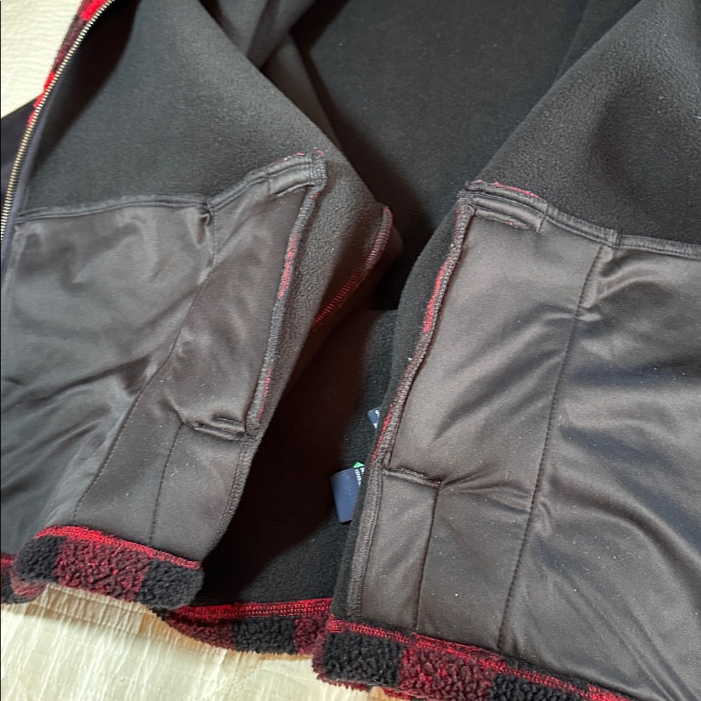 Tommy Hilfiger Fleeced Red & Black Plaid Jacket XL - Picture 13 of 14